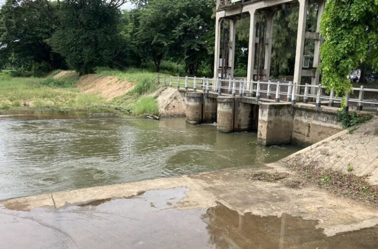 Heavy Rainfall Fills Phimai Dam To Capacity, Floodgates Opened For Irrigation