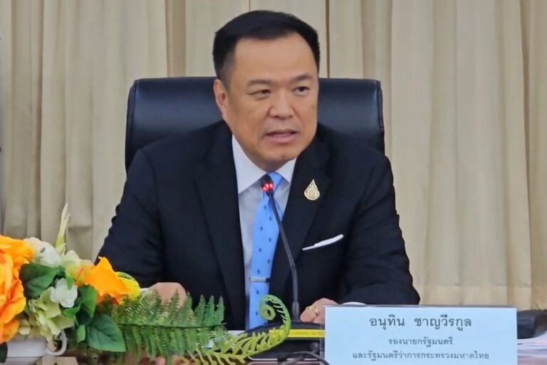 Anutin Orders Strict New Year Road Safety Measures