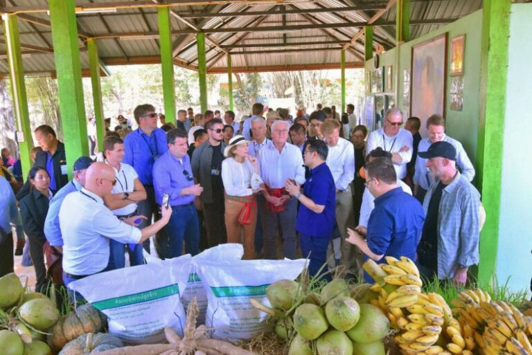 German President Visits Rice Fields In Isaan And North Thailand
