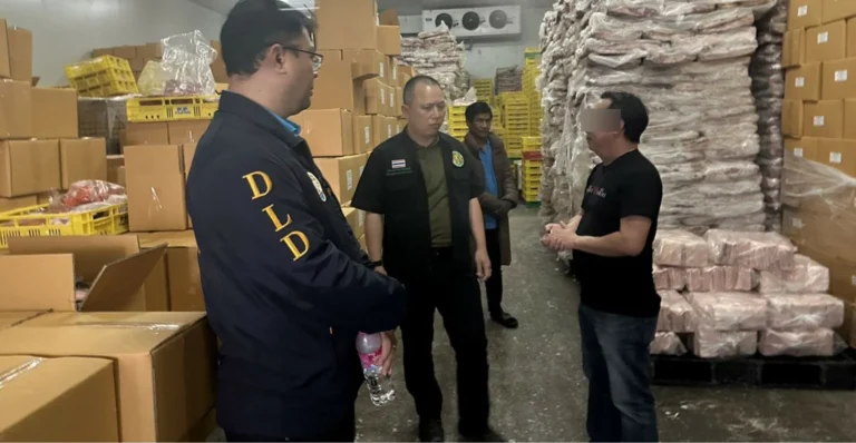 Nakhon Pathom: Special Forces Seize 69 Tonnes Of Illegal Pork