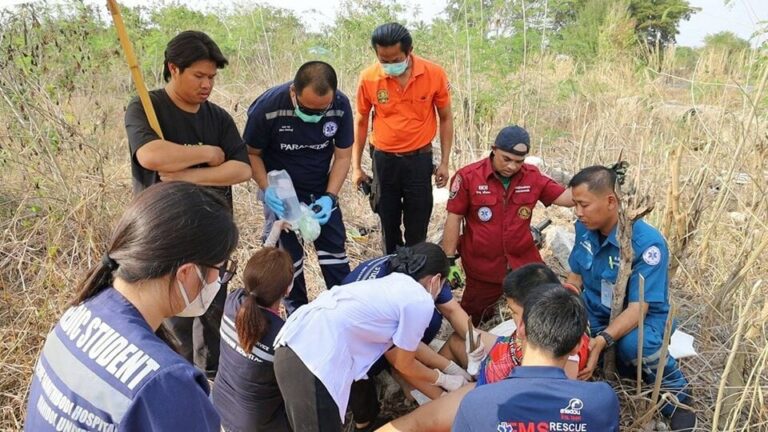 Thai Boy Suffers Severe Injury To Testicles After Falling On Tree Stump